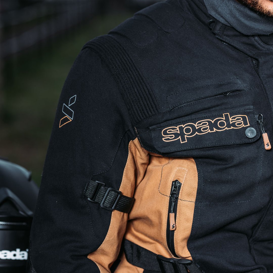 Spada Ascent V3 CE WP Jacket Black/Tan - Image 3
