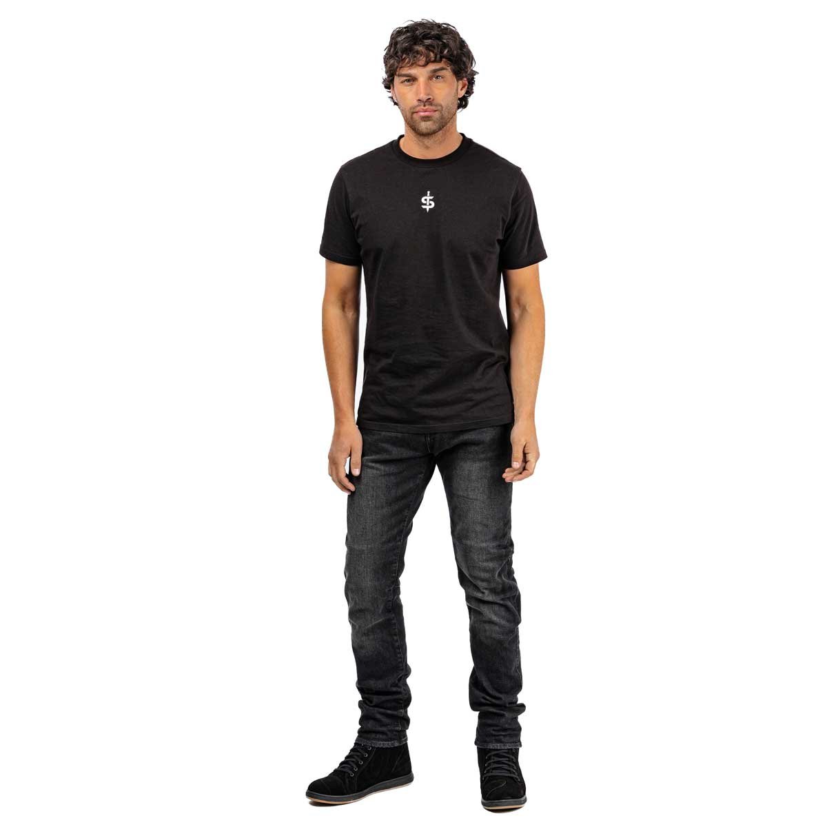 Spada Drifter CE Mens Jeans Washed Black - Image 4