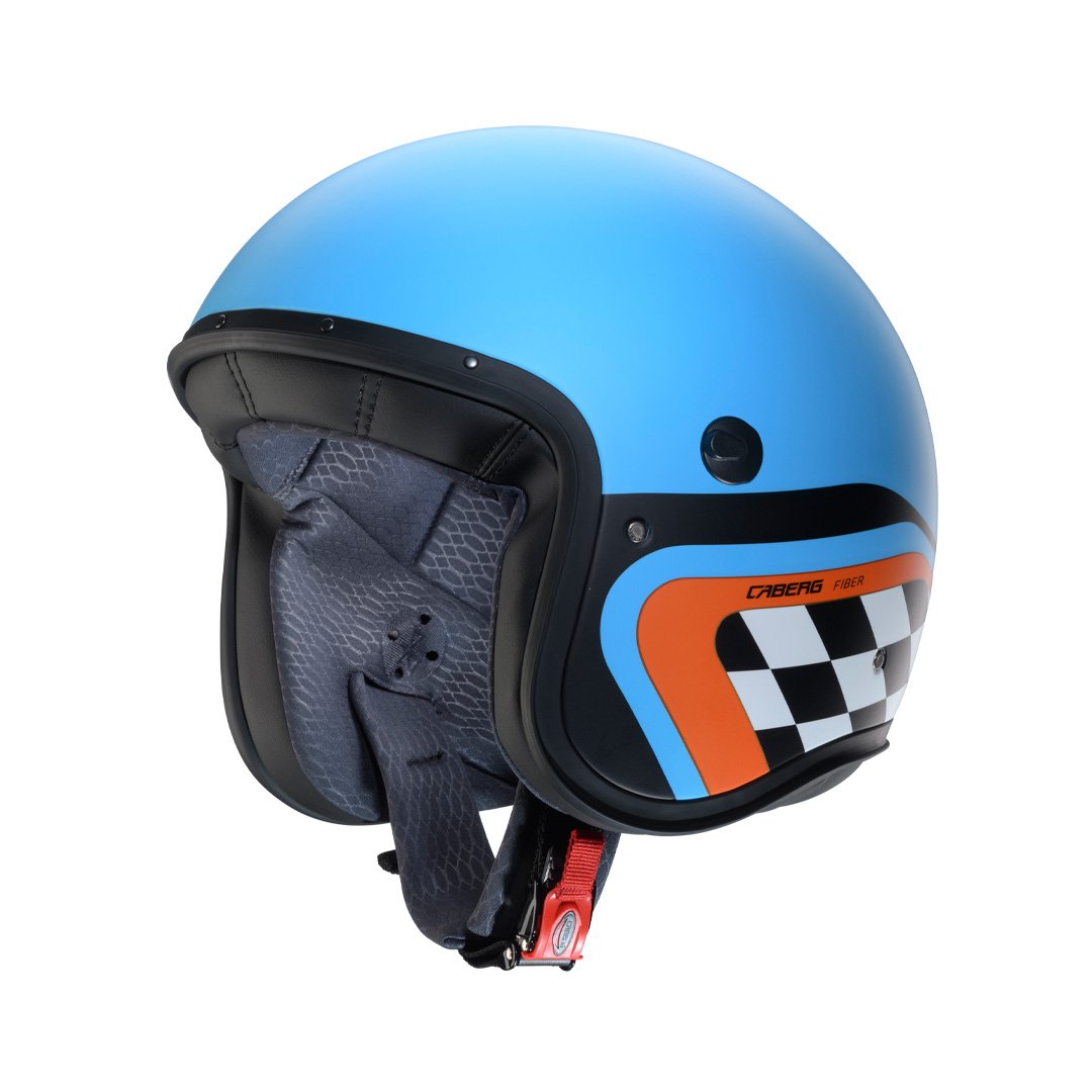 Caberg Freeride X Daytona Matt Blue/Black/Orange Helmet