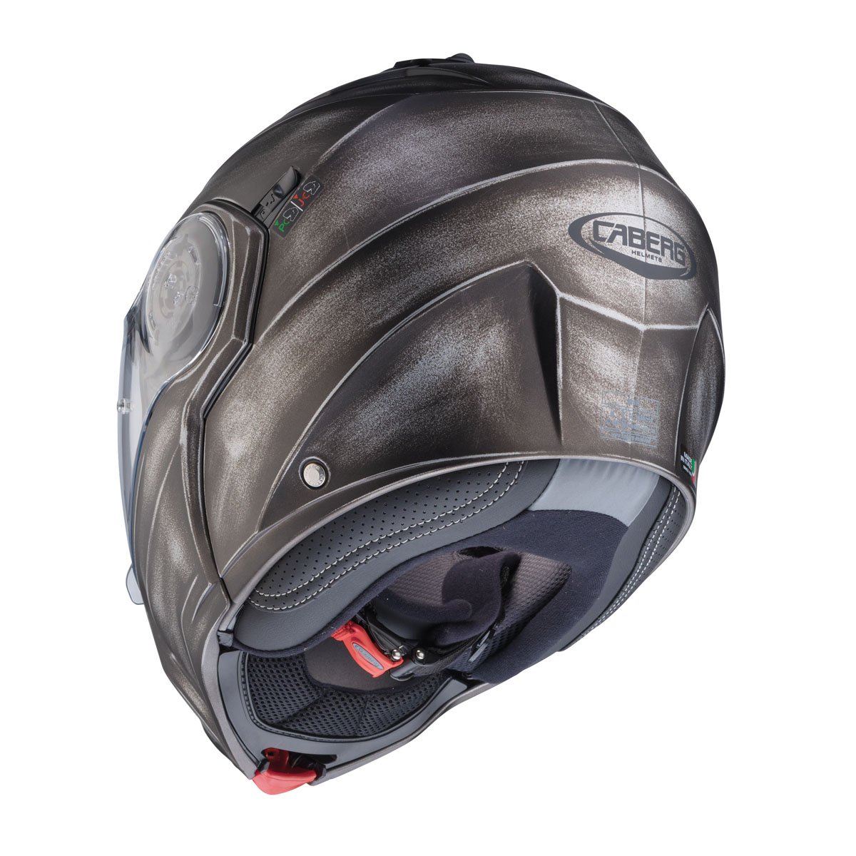 Caberg Droid Iron Flip Up Motorcycle Helmet - Image 3