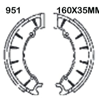 EBC Brake Shoes 951-SPECIAL ORDER