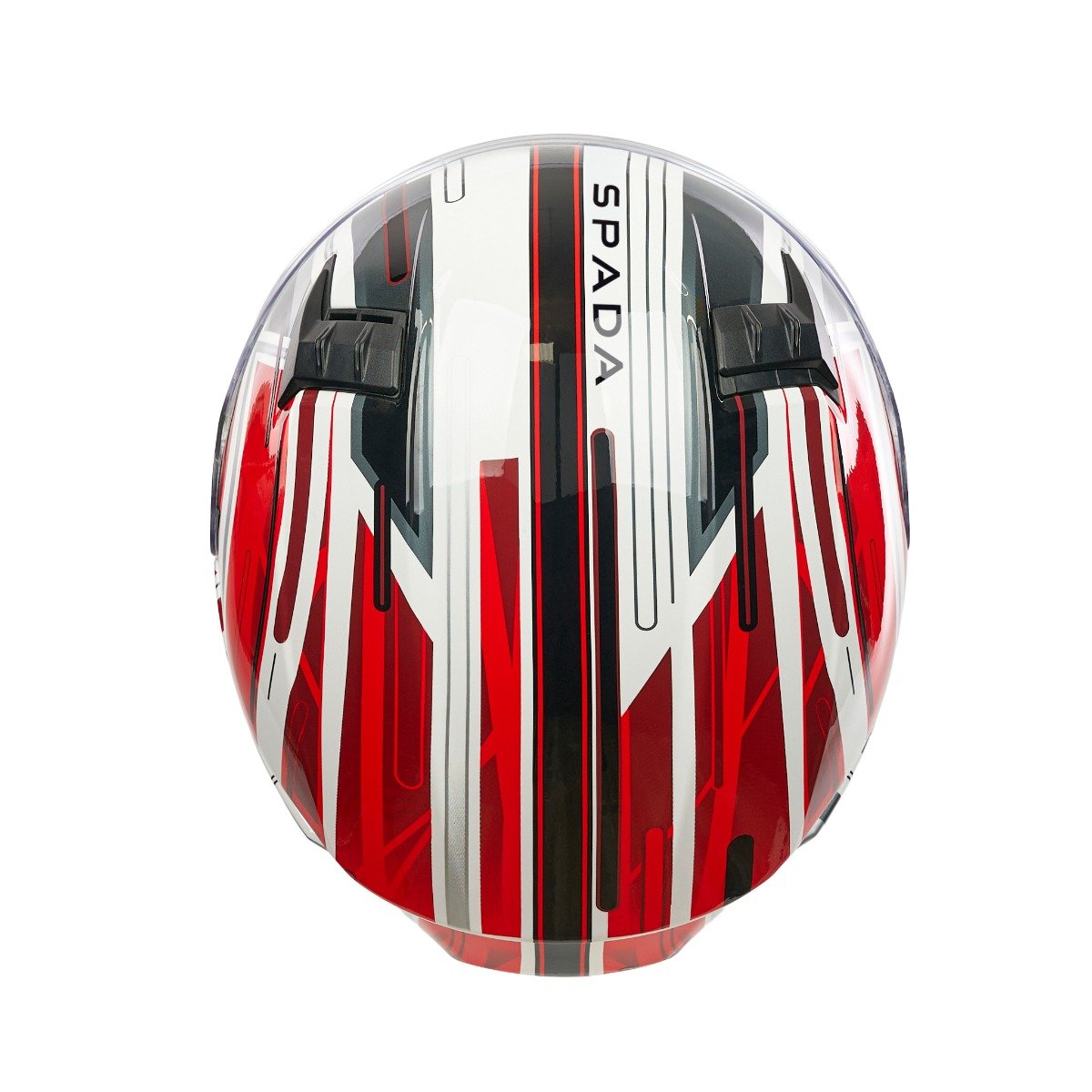 Spada Raiden 3 Cyclone Red Helmet - Image 5