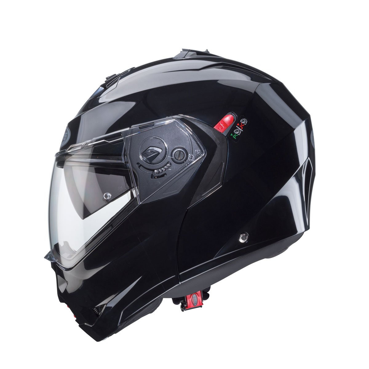 Caberg Duke X Smart Black Flip Up Motorcycle Helmet - Image 3