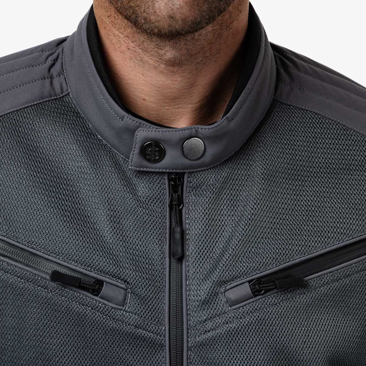 Spada Cafe Air CE Jacket Ultimate Grey - Image 6