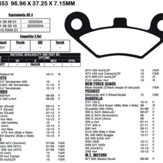 EBC Brake Pads FA453R