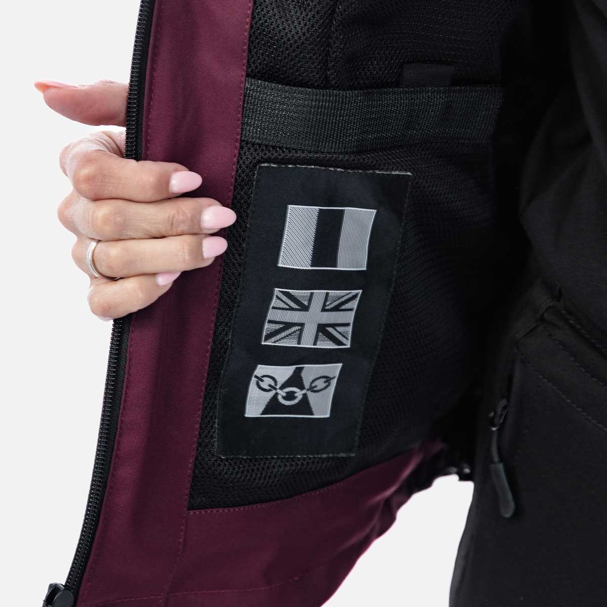 Spada Lula CE WP Ladies Jacket Port Red - Image 11