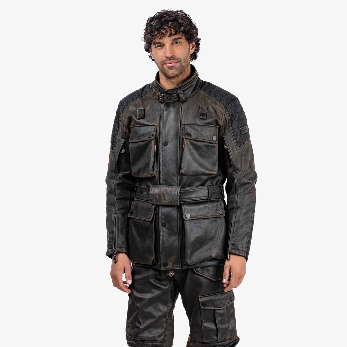 Spada Crossguard CE WP Jacket Walnut - Image 2