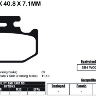EBC Brake Pads FA497TT