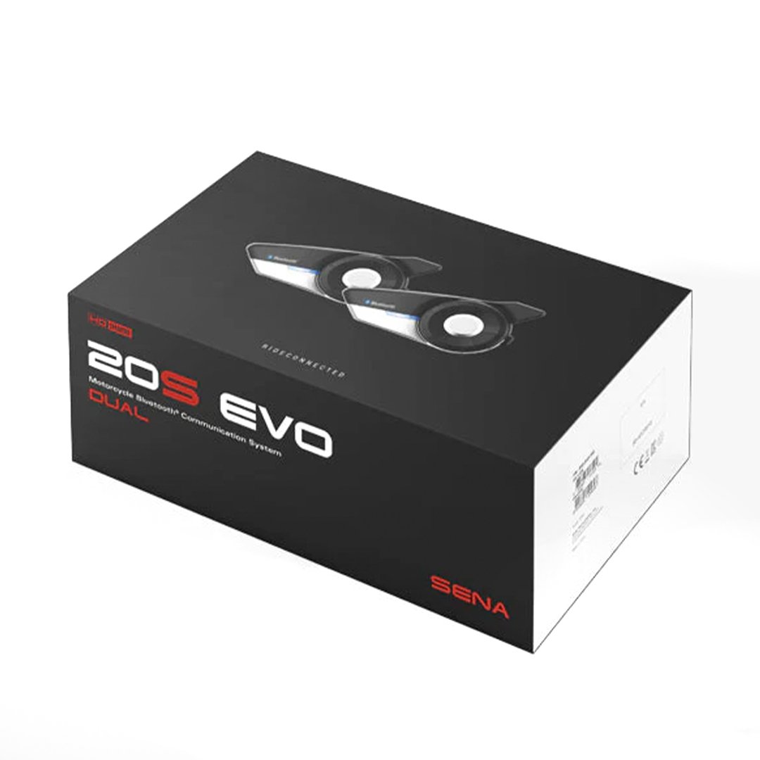 Sena 20S-EVO-11D Motorcycle Bluetooth Communication System Dual Pack - Image 4