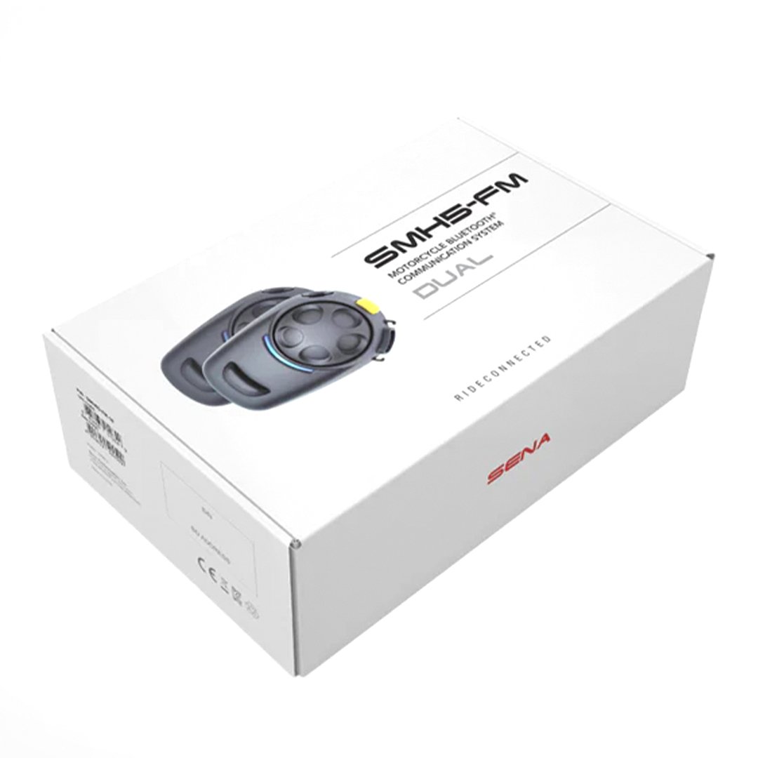 Sena SMH5-FM-10 Bluetooth Unit Inc FM Turner & M/C Uni Mic Kit - Image 5