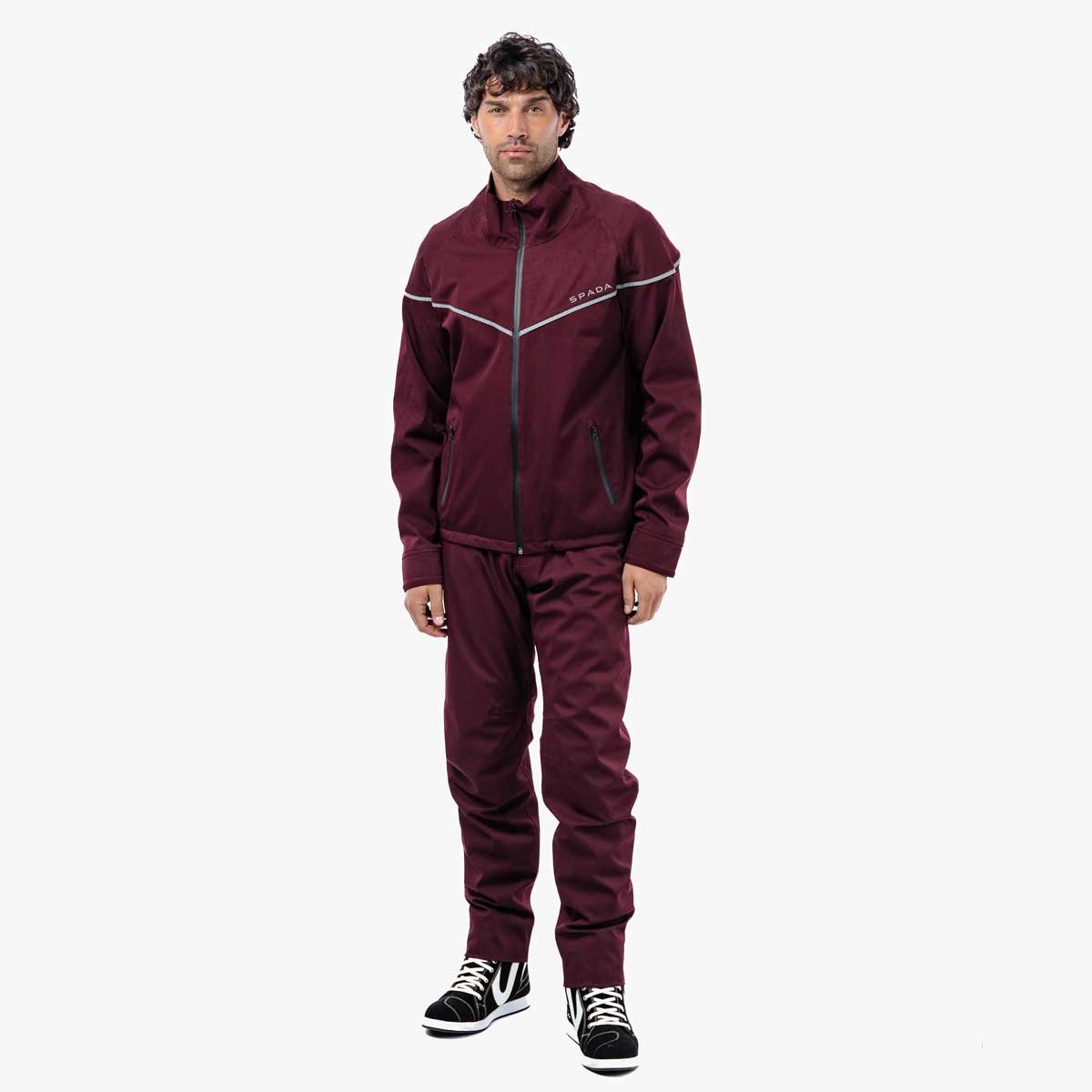 Spada Dash CE Mens Jacket Port Red - Image 4