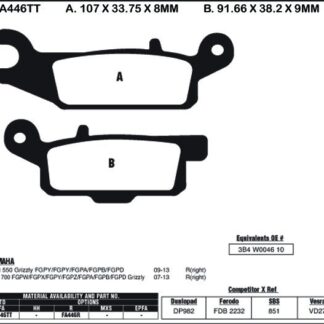 EBC Brake Pads FA446TT