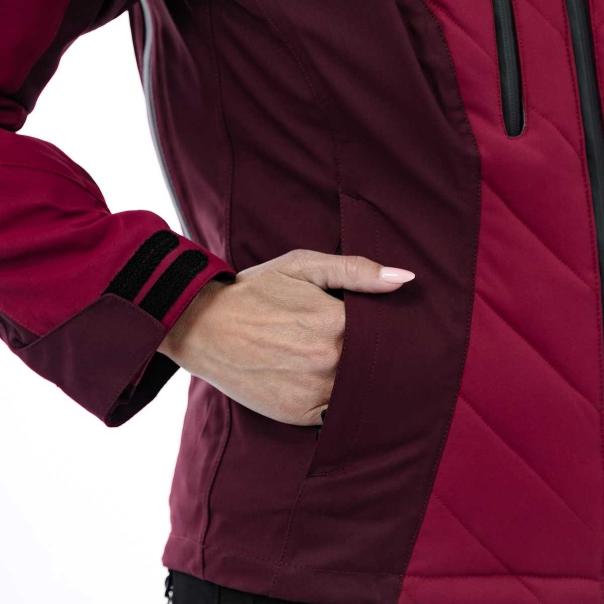 Spada Bella CE WP Quilted Jacket Port Red - Image 13