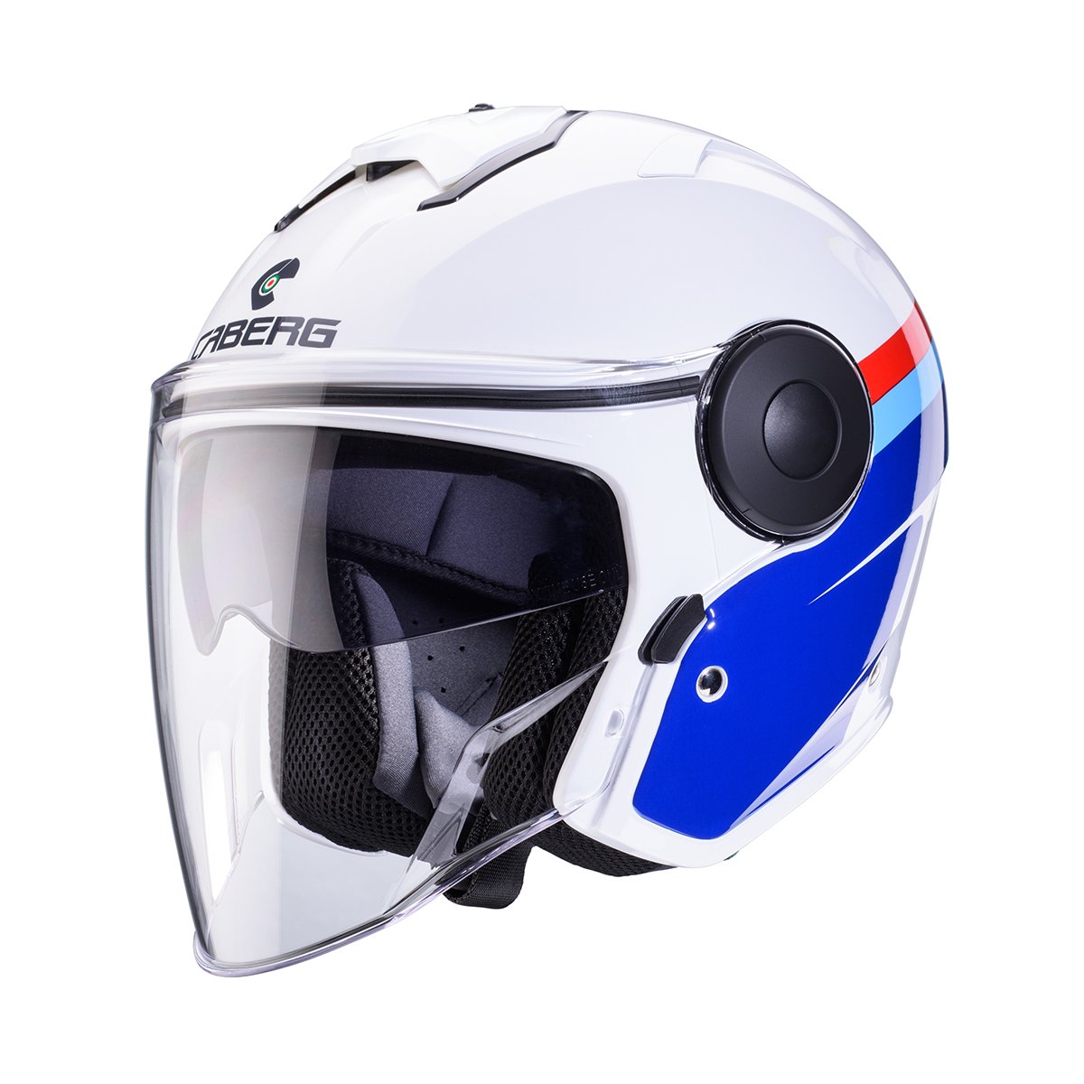 Caberg Soho Zephir White/Blue/Red Helmet