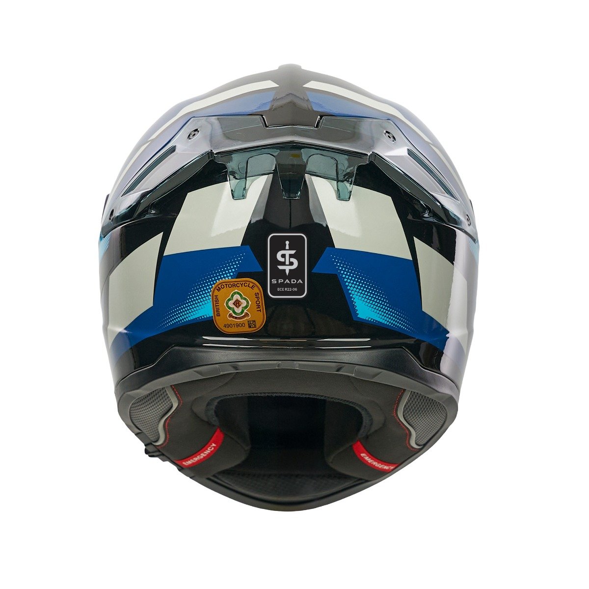 Spada Blade Sabre Blue/Black/Grey Helmet - Image 4