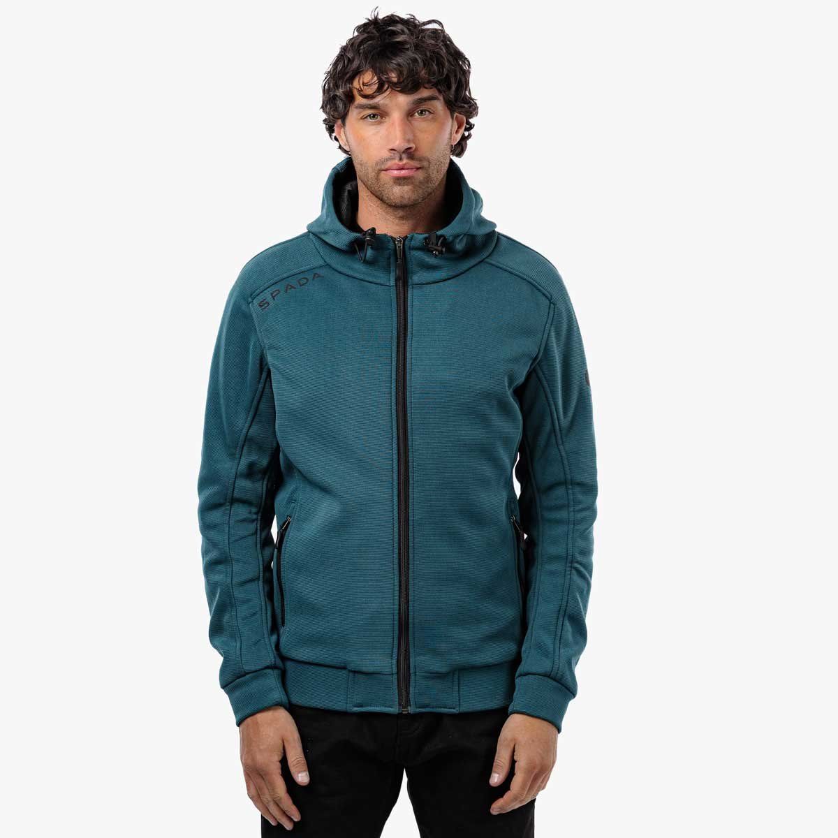 Spada Blade Zip CE Hoodie Coral - Image 2