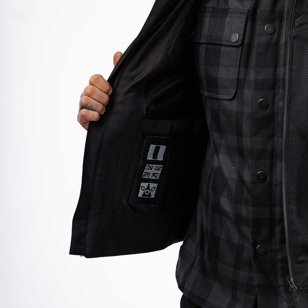Spada Cafe Air CE Jacket Black - Image 15