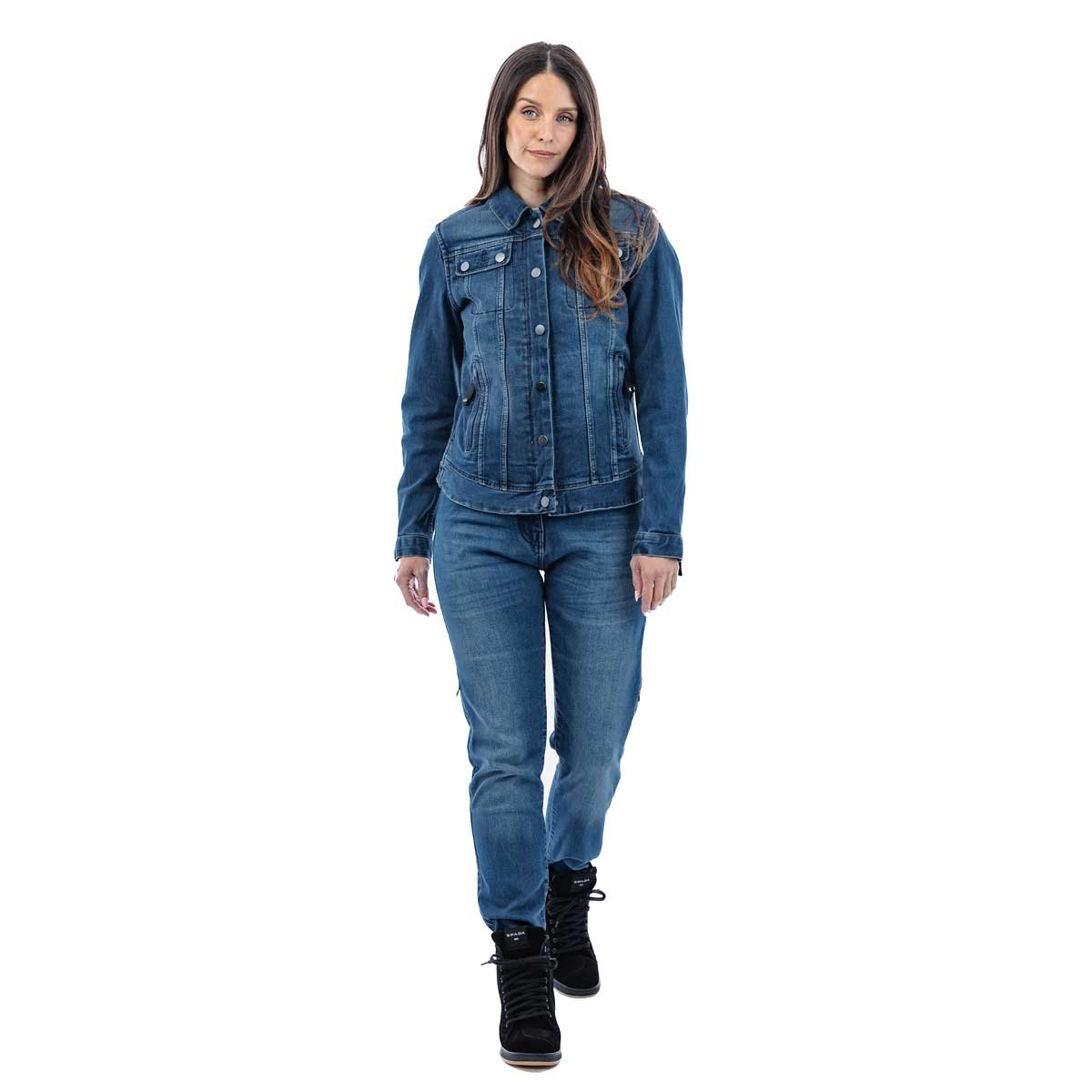 Spada Tura Trucker CE Ladies Washed Blue - Image 2
