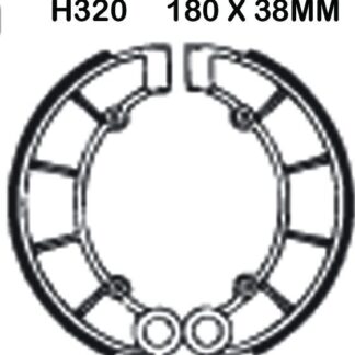 EBC Brake Shoes H320
