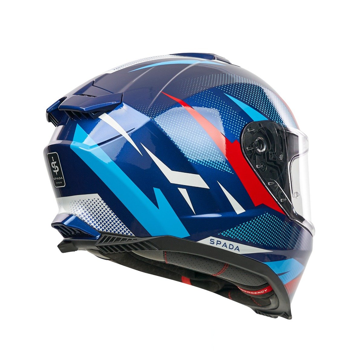 Spada SP18 Vertex Blue/Red/White Helmet - Image 7