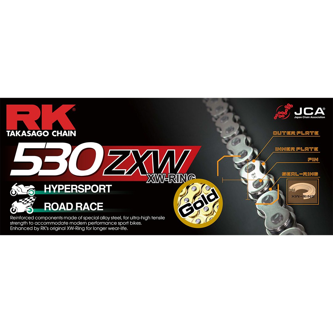 RK GB530ZXW X 118 CHAIN GOLD [XW]