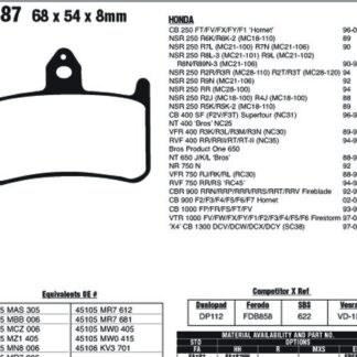 EBC Brake Pads FA187HH