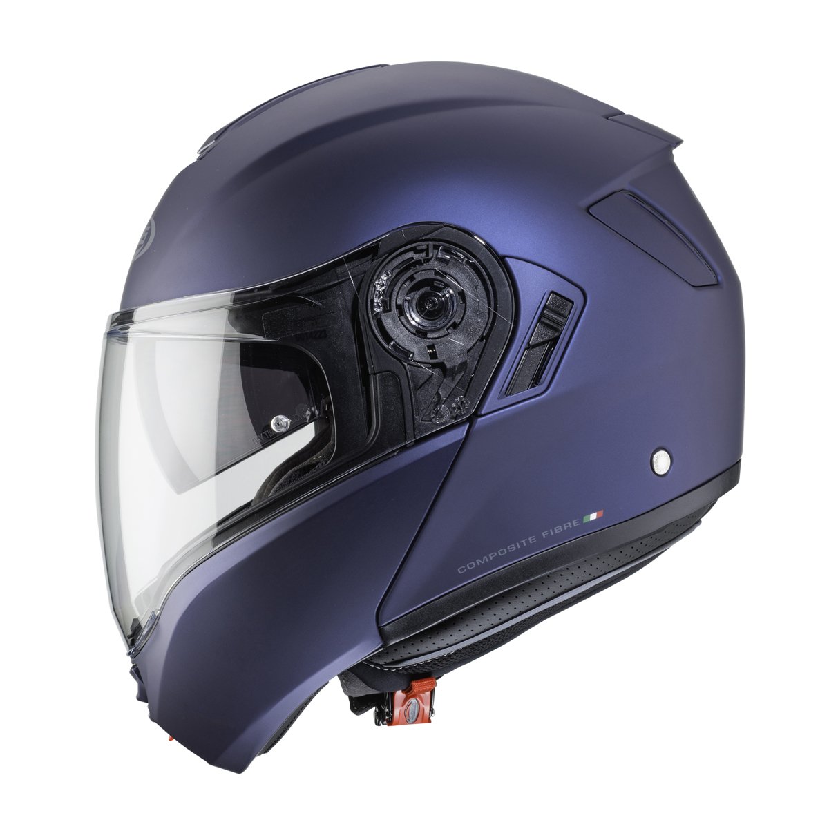 Caberg Levo Matt Blue Flip Up Motorcycle Helmet - Image 4