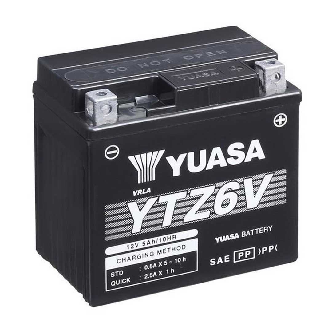 Yuasa Batteries YTZ6V (CP) With Acid