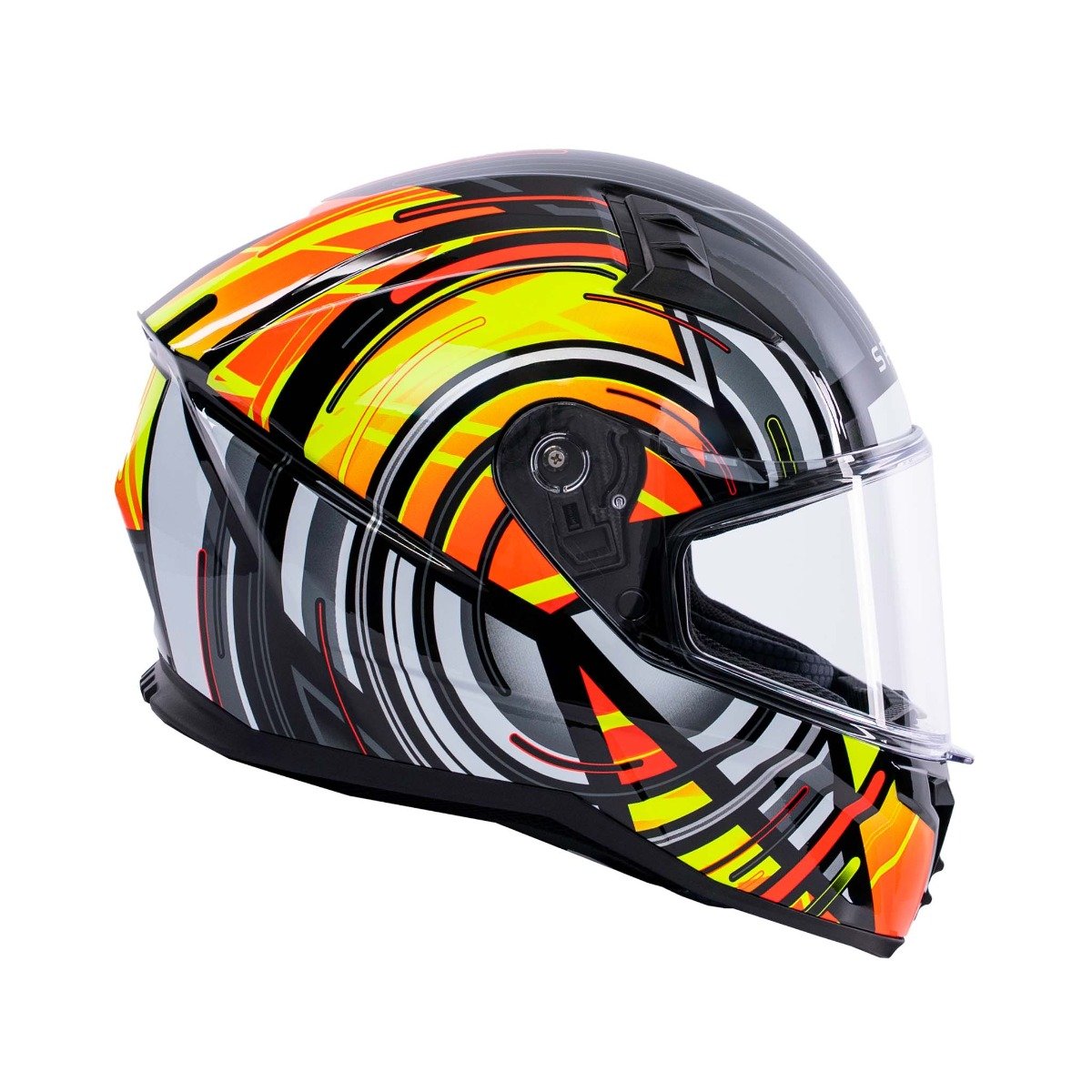 Spada Raiden 3 Cyclone Yellow Helmet - Image 4