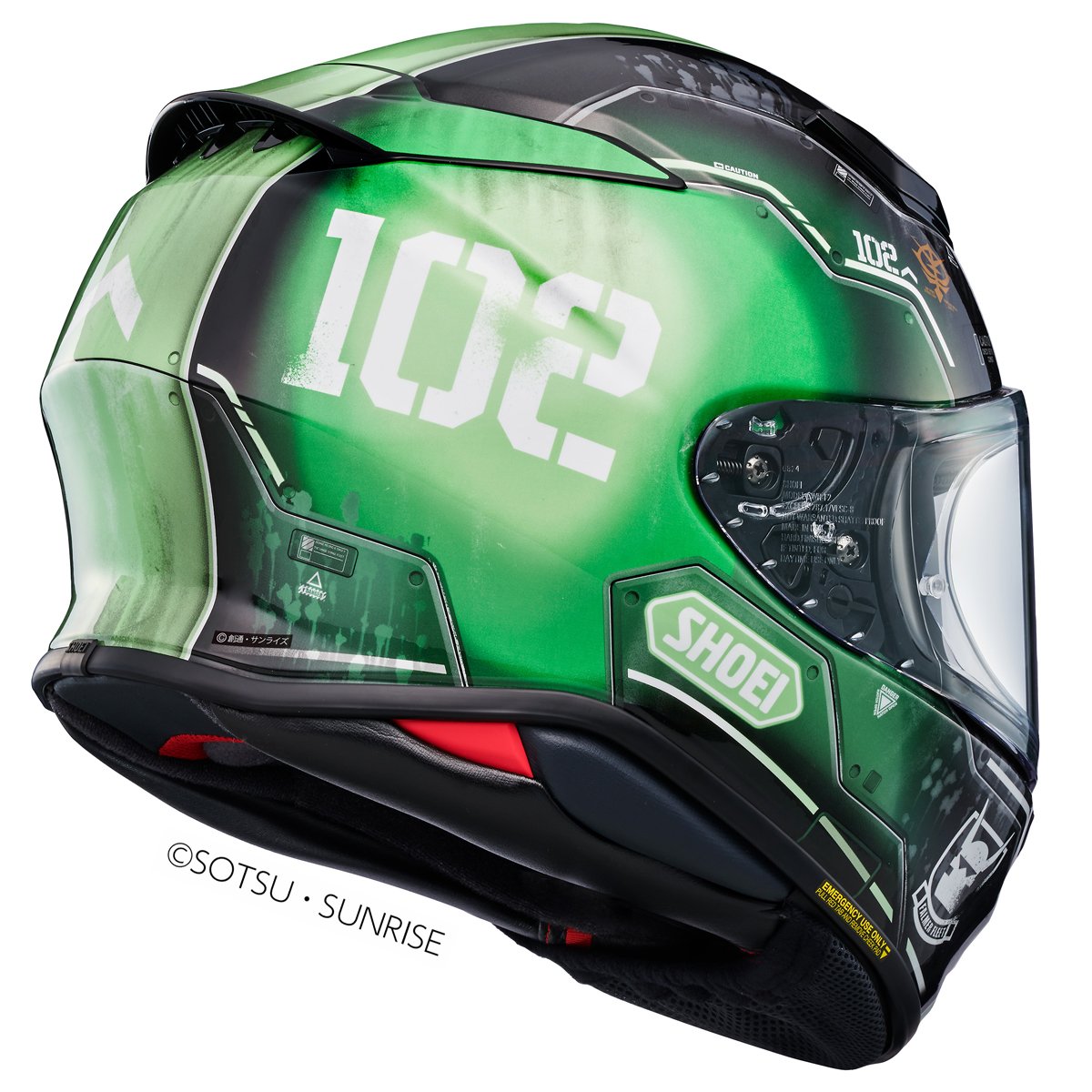 Shoei NXR2 MS-06C-6 Zaku II TC-4 Helmet - Image 3