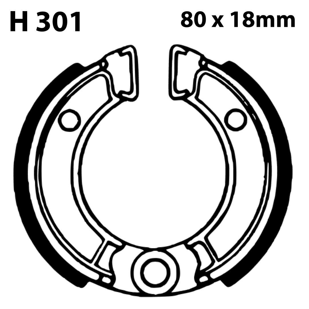 EBC Brake Shoes H301 - Image 2