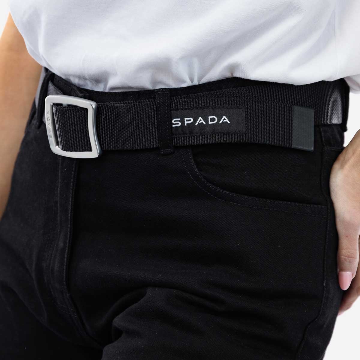 Spada Drifter CE Ladies Jeans Short Leg Solid Black - Image 9