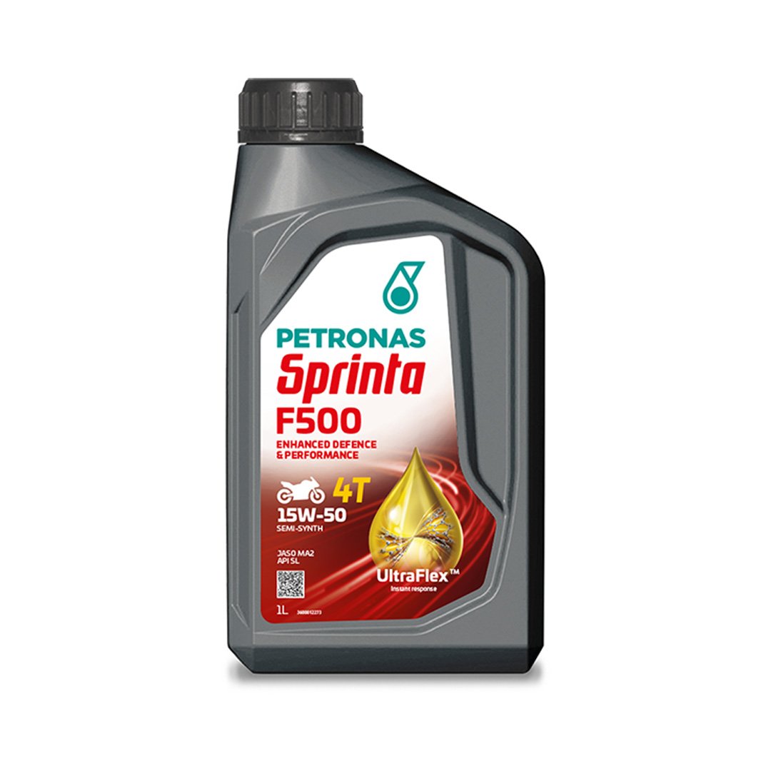 Petronas Sprinta F500 4 Stroke Oil 15W50 1LTR