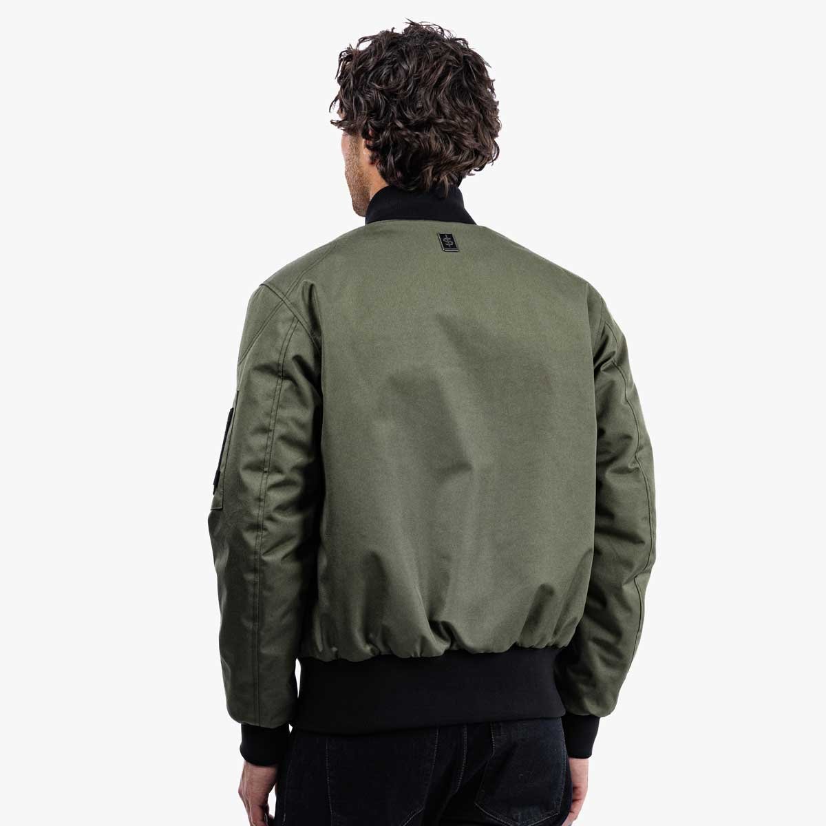 Spada Airforce MA1 CE WP Bomber Jacket Olive - Image 8