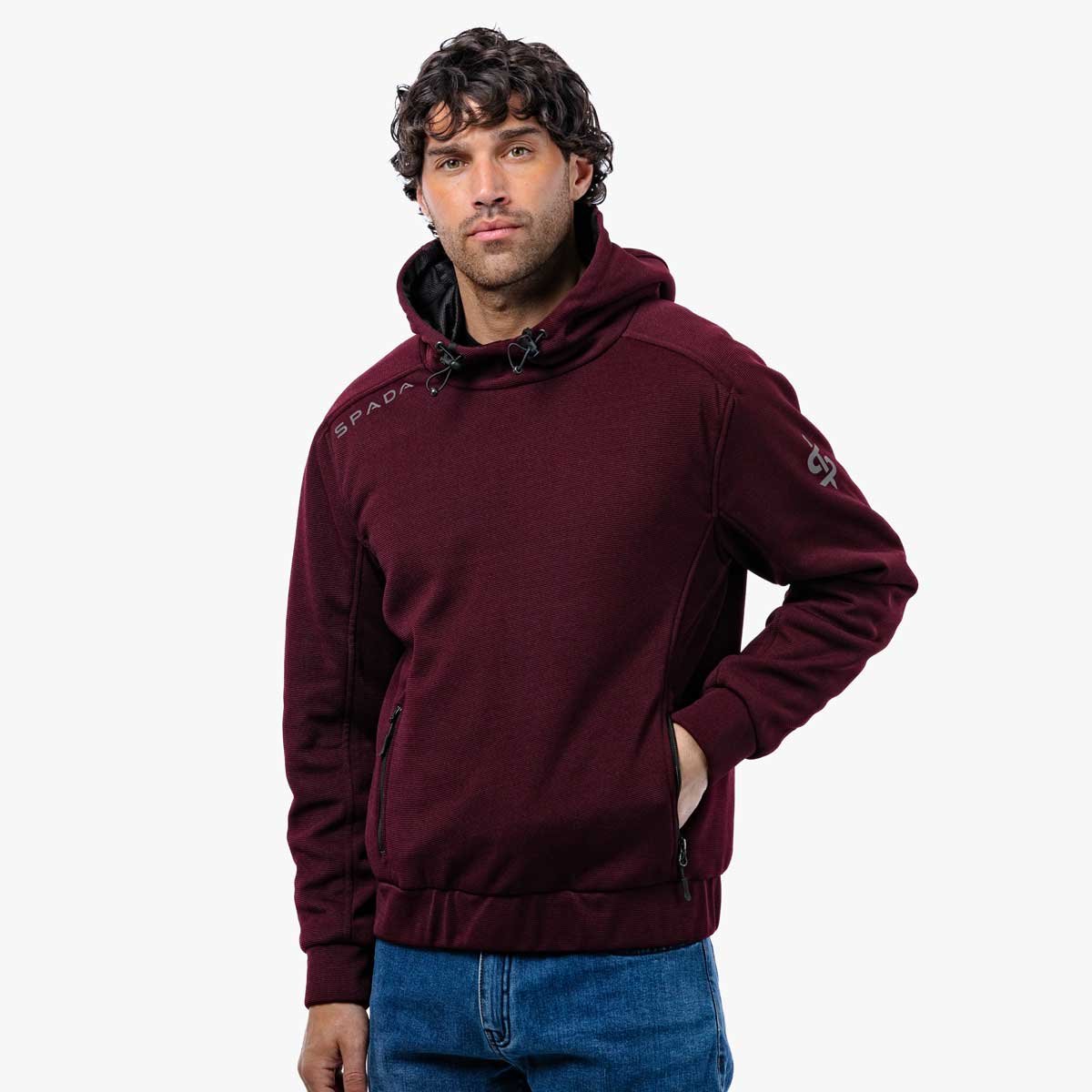 Spada Blade CE Hoodie Port Red - Image 2