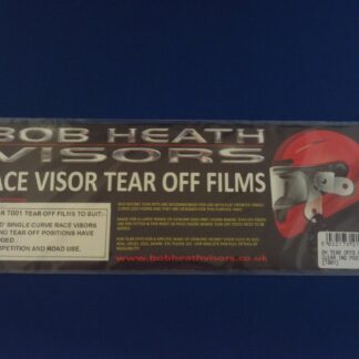 Bob Heath Tear Offs Clear Universal Inc Fittings Pack of 10 [T001]