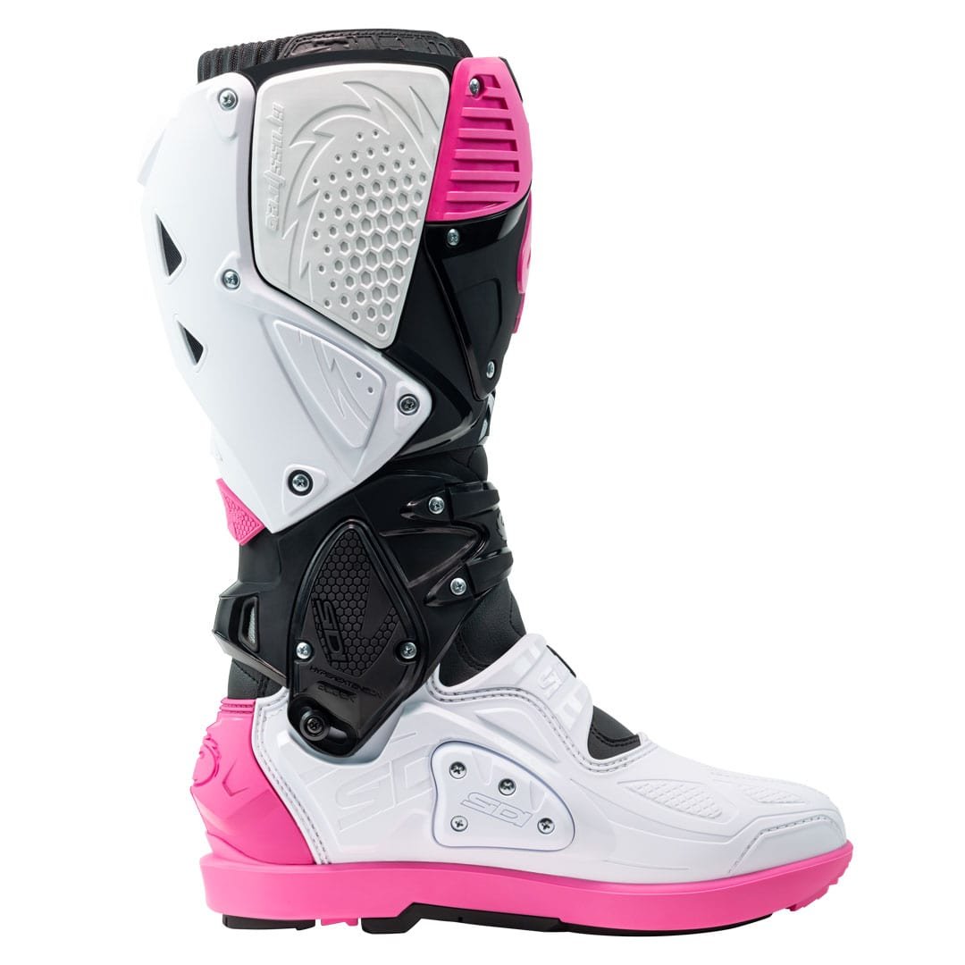Sidi Crossfire 3 SRS CE Boots Black/White/Pink - Image 2