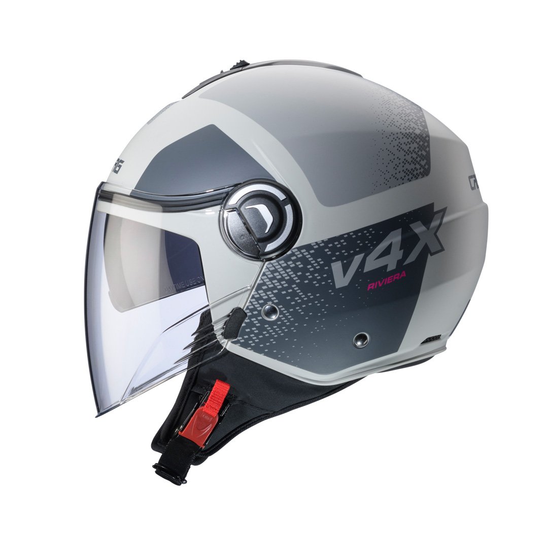 Caberg Riviera V4X Alpha Matt Sand/Anthracite/Grey Helmet
