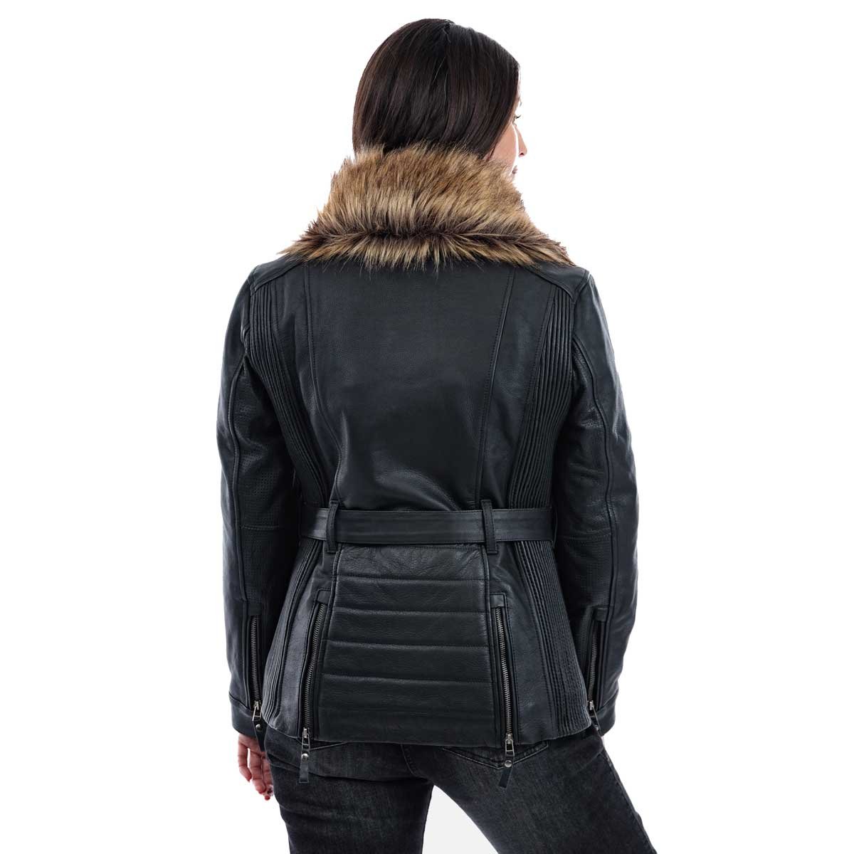 Spada Lancer Leather CE Ladies Jacket Black - Image 14