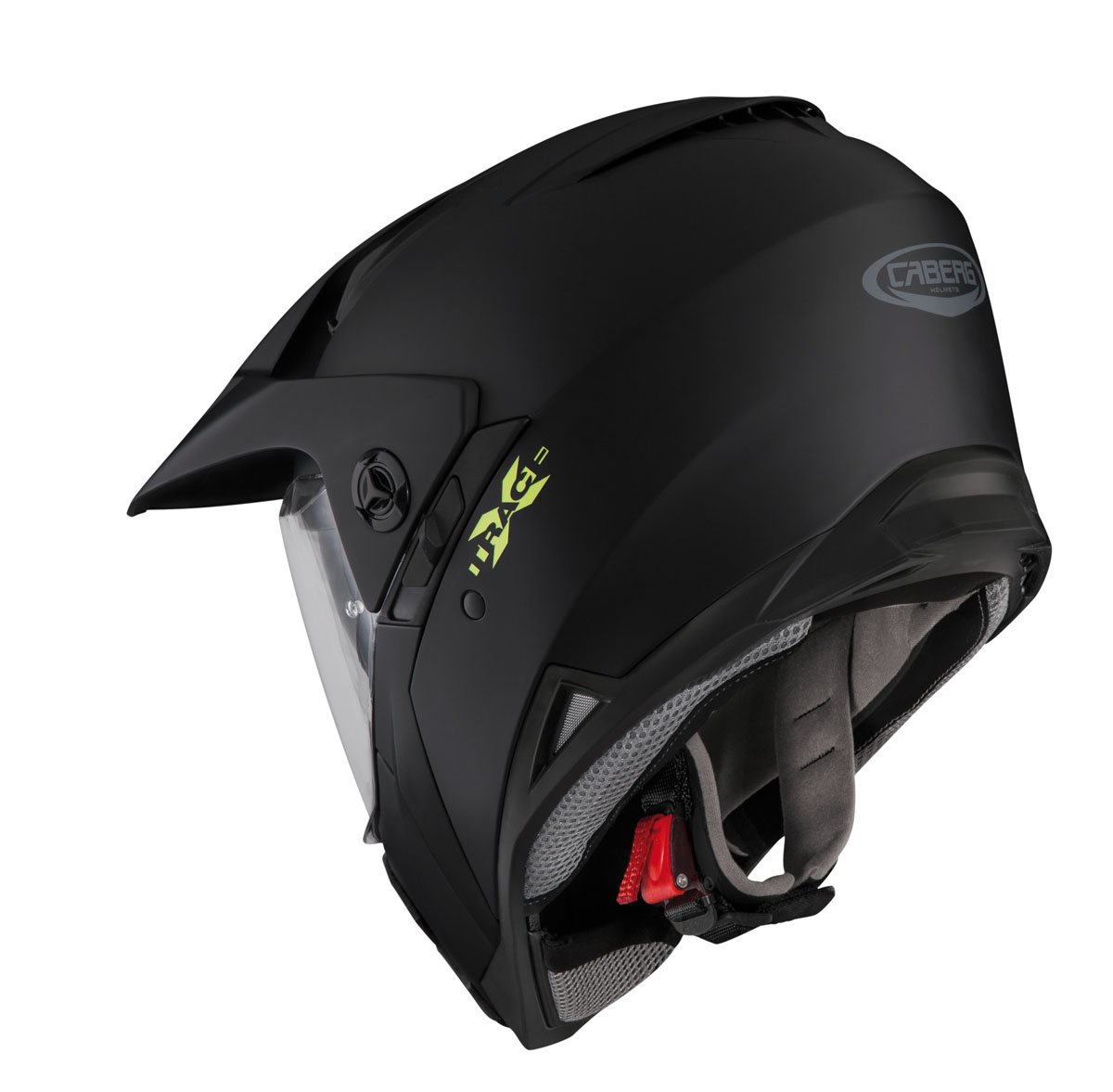 Caberg X-Trace Full Face Motorcycle Helmet - Matt Black - Image 3