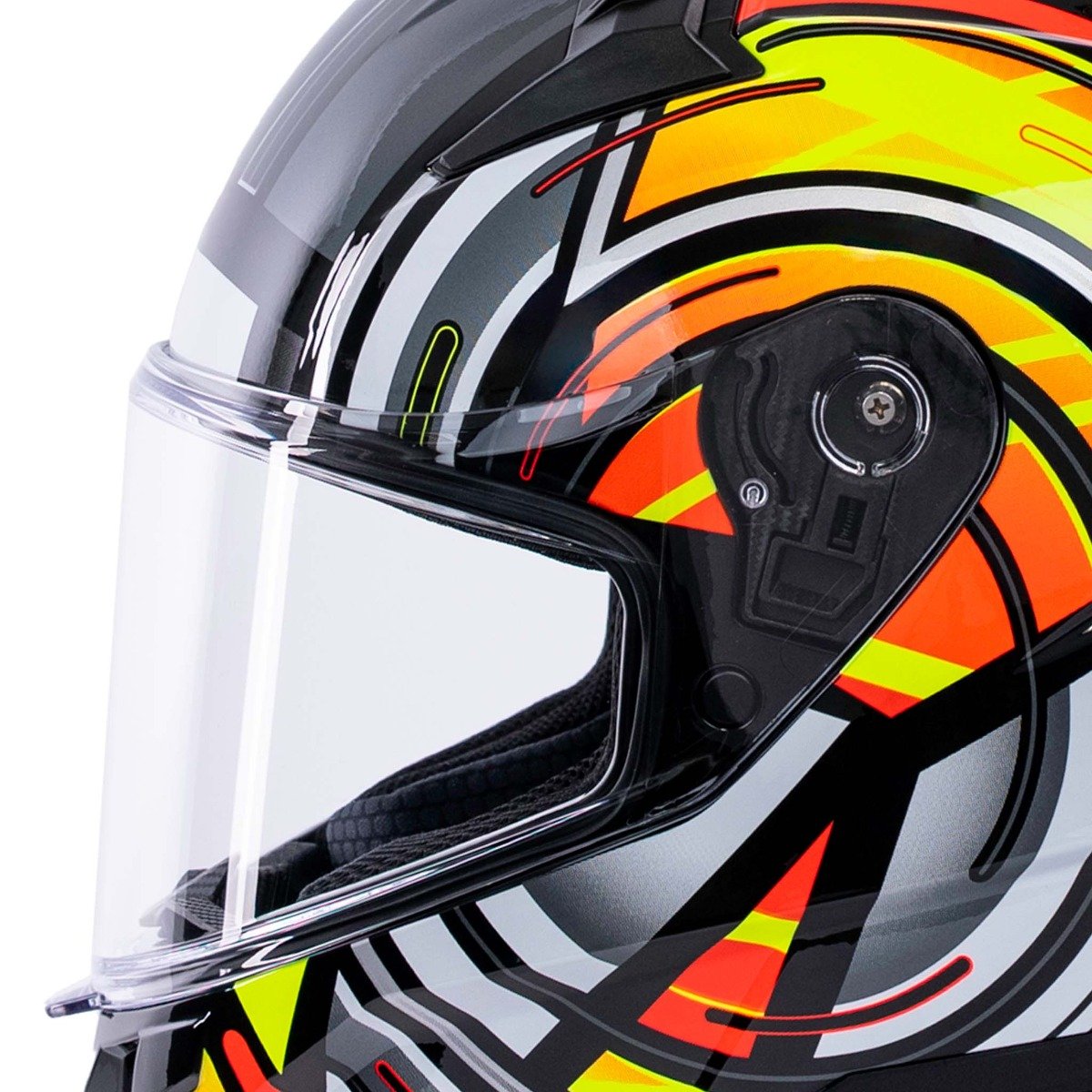 Spada Raiden 3 Cyclone Yellow Helmet - Image 8