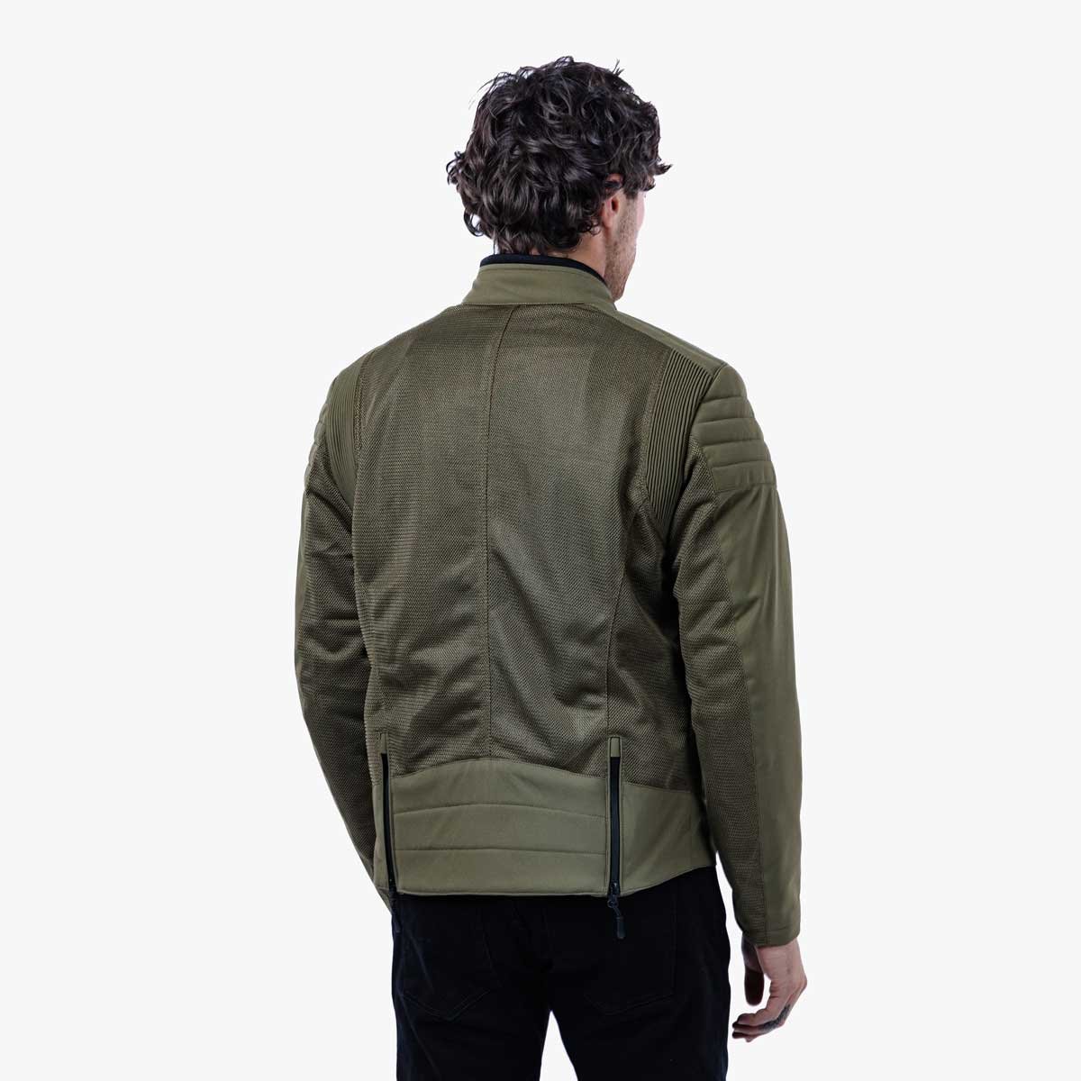Spada Cafe Air CE Jacket Olive Green - Image 5