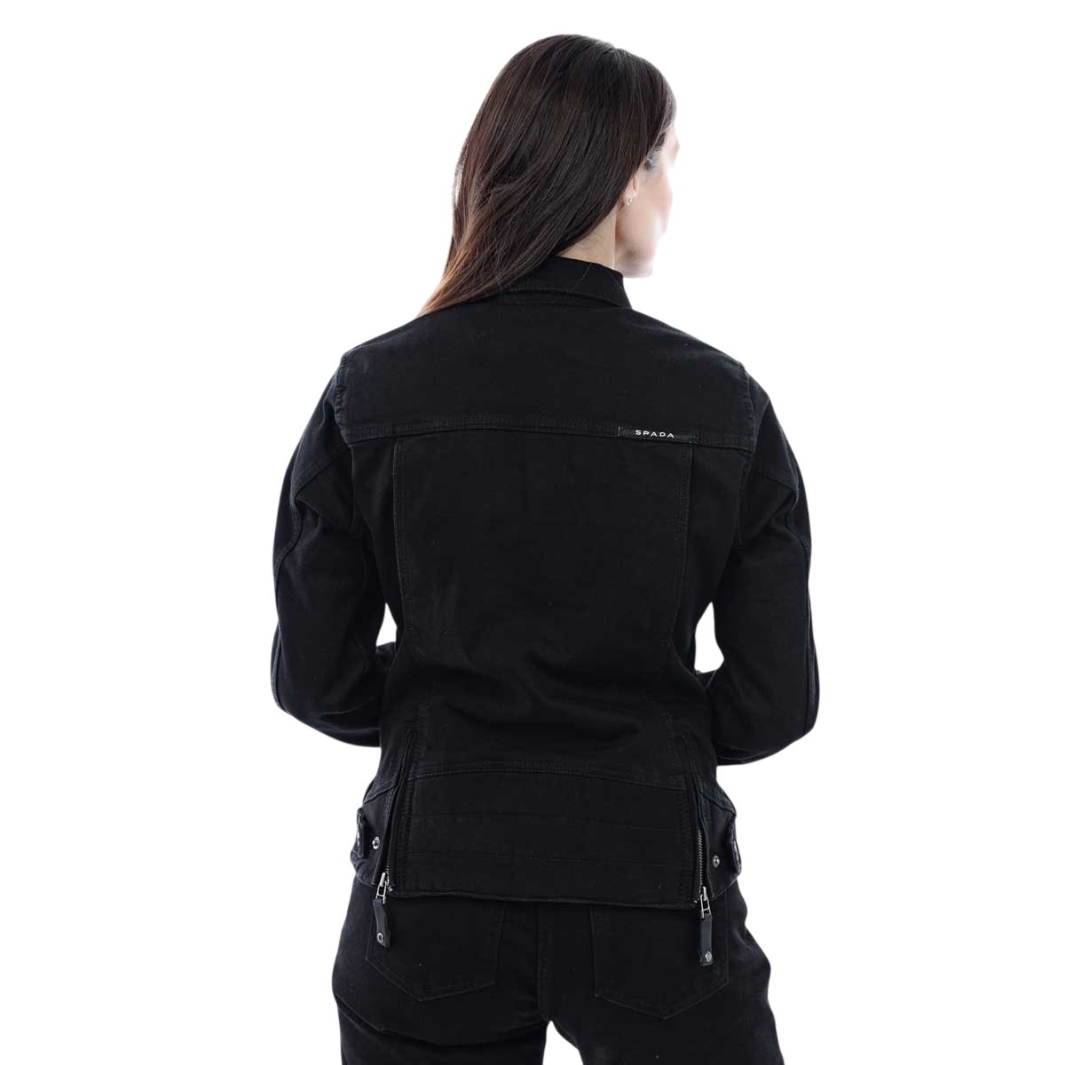 Spada Tura Trucker CE Ladies Solid Black - Image 5
