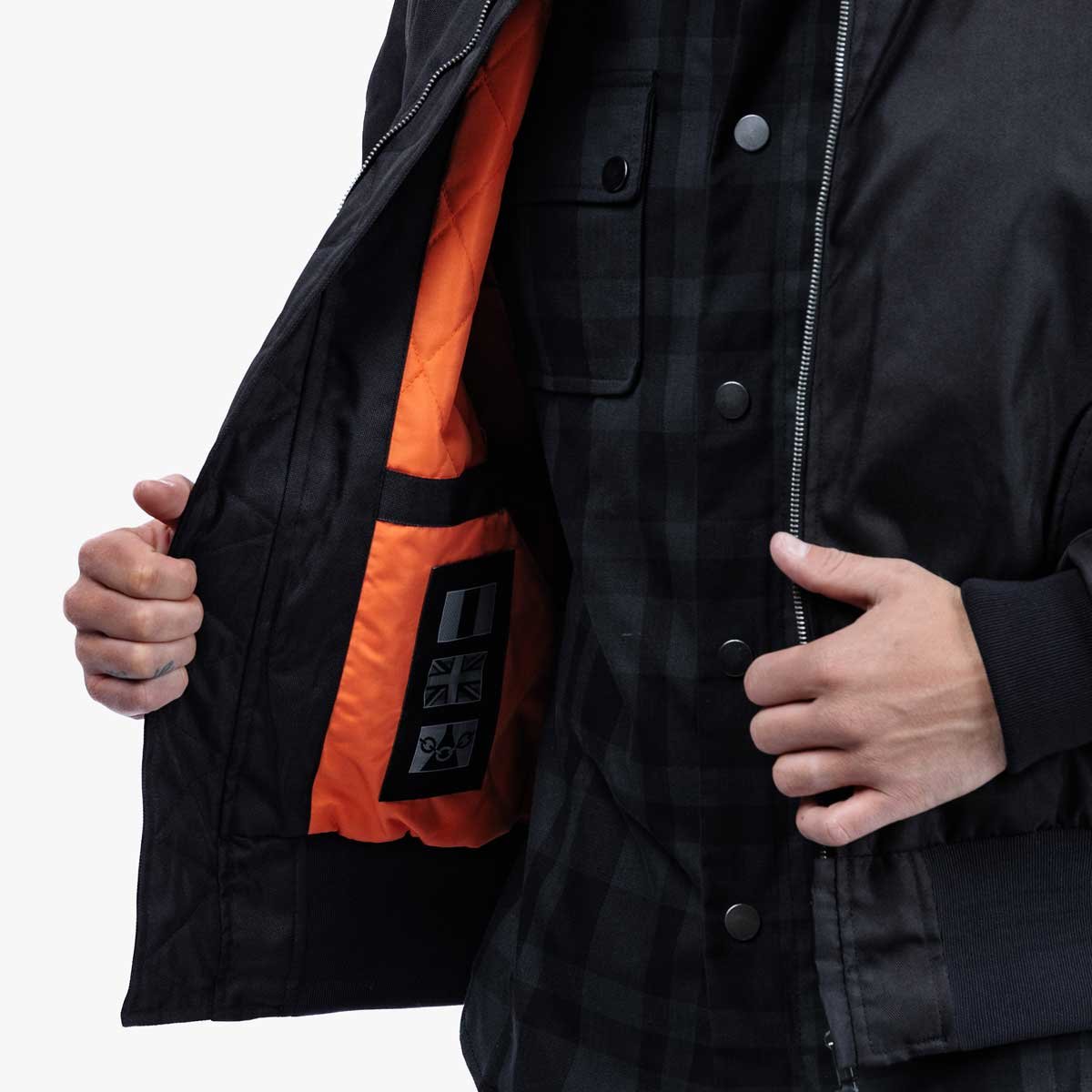 Spada Airforce MA1 CE WP Bomber Jacket Black - Image 5