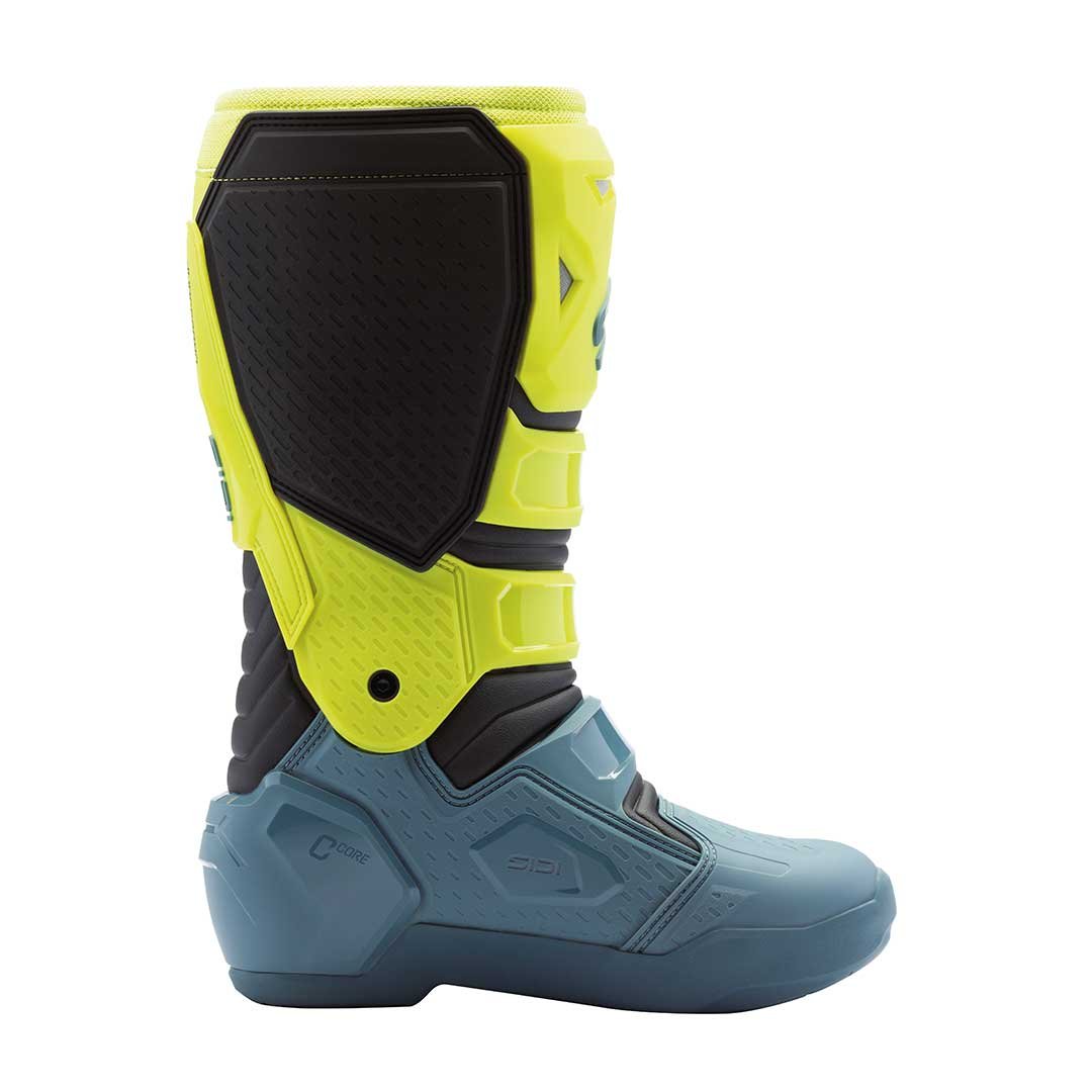Sidi Crosscore CE Boots Petrol/Fluo Yellow - Image 3