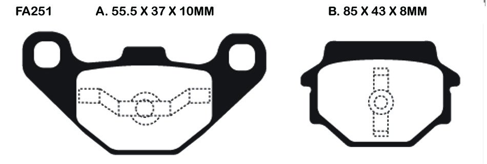 EBC Brake Pads FA251