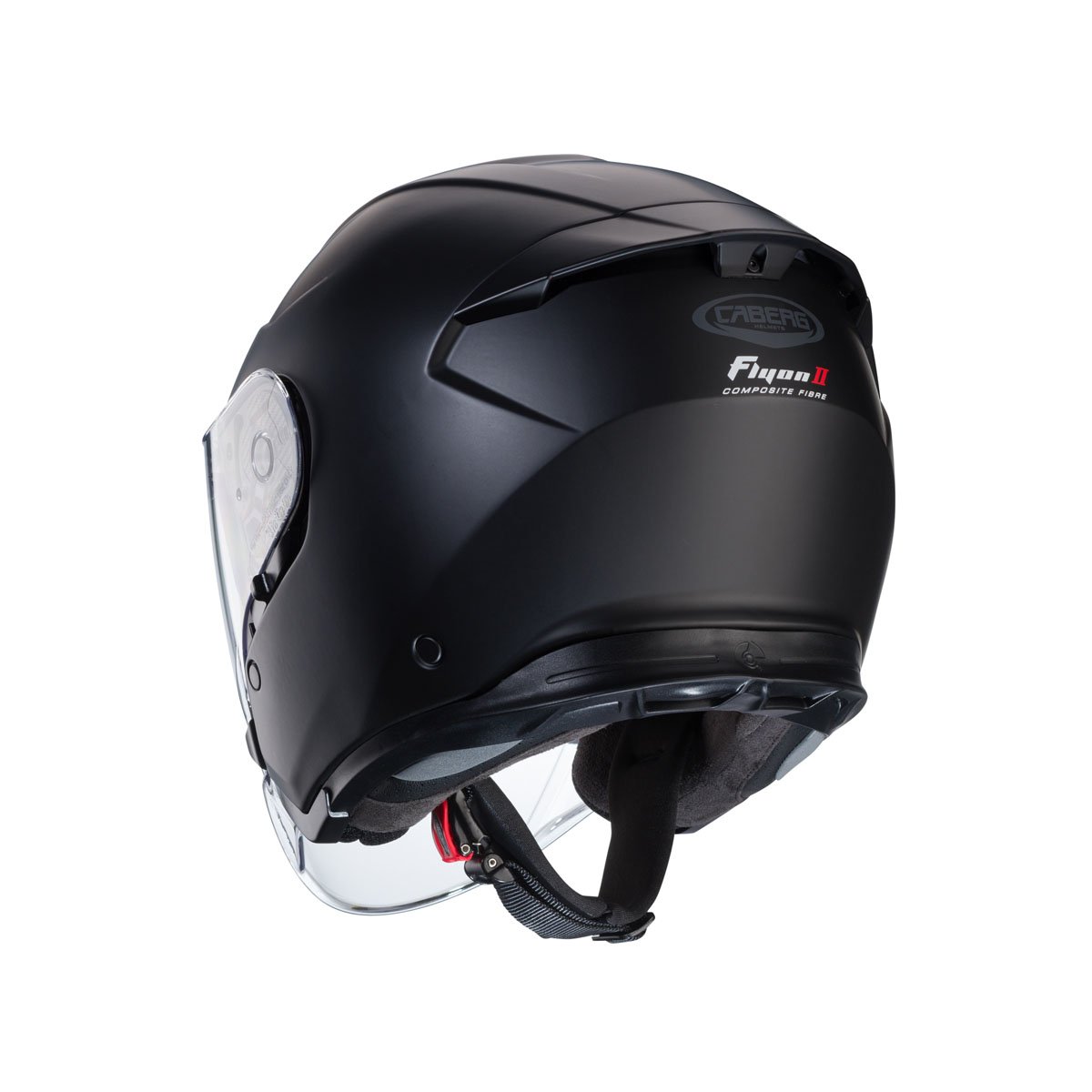 Caberg Flyon II Matt Black Helmet S/O - Image 3