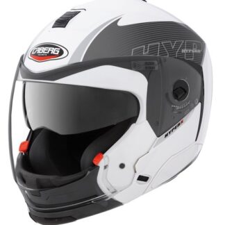 Caberg Hyper X Mod White/Anthracite Full Face Motorcycle Helmet