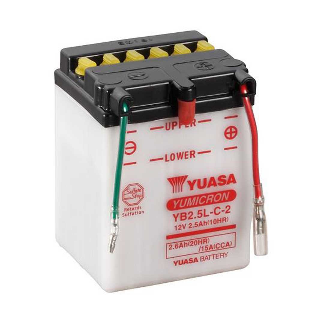 Yuasa Batteries YB2.5L-C-2