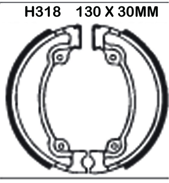 EBC Brake Shoes H318